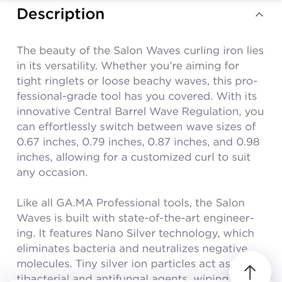 Brand new in box! GA.MA Italy Professional Salon Waves LED Hair Tool - Picture 8 of 11